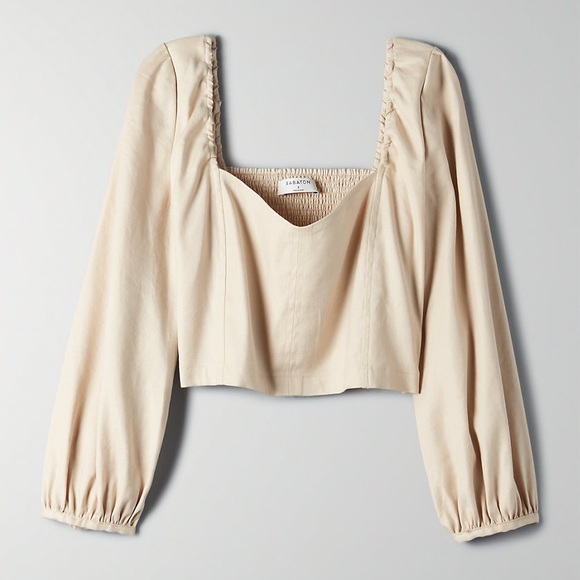 Aritzia Tops - Linen blouse